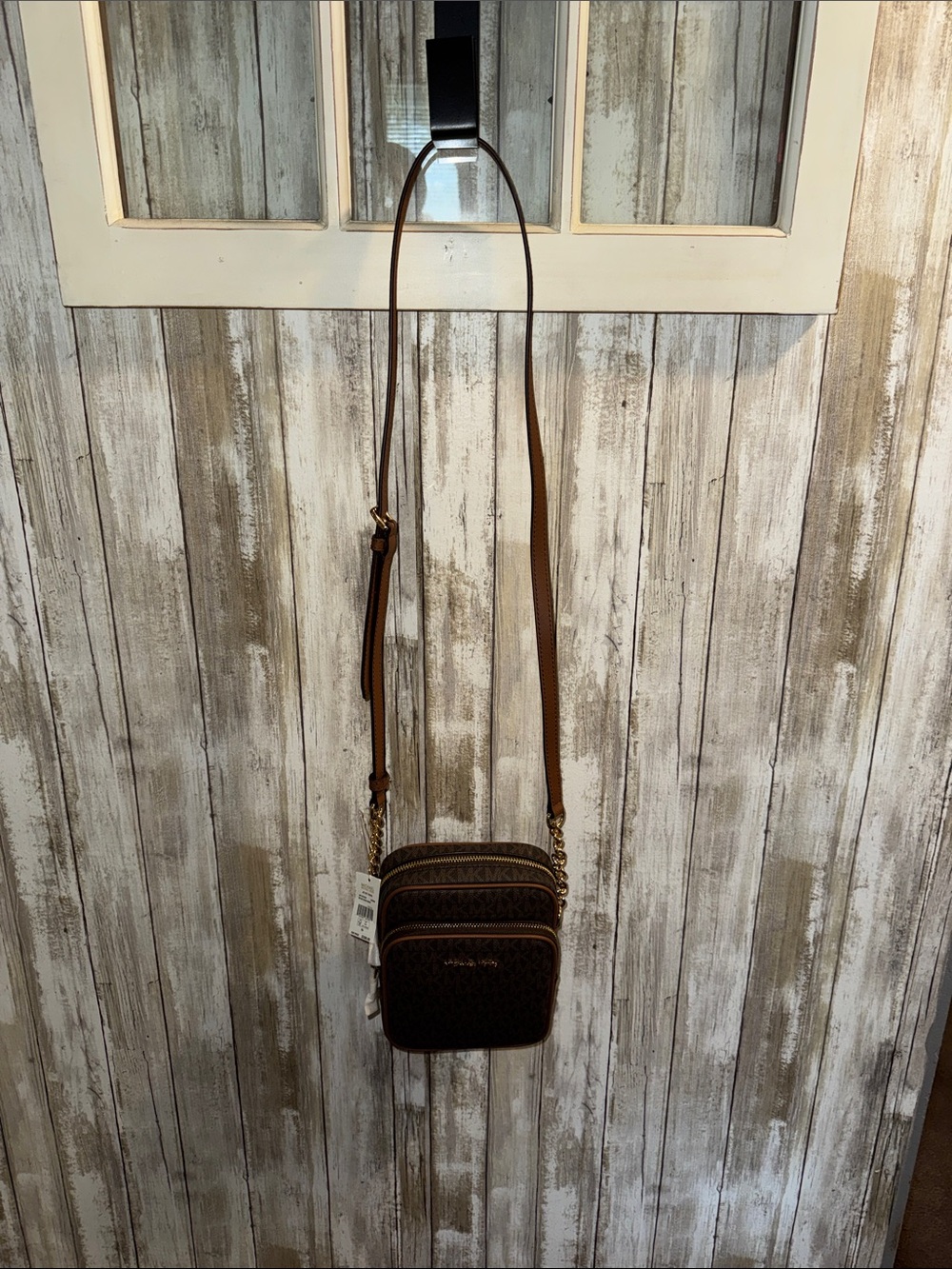 Brown Crossbody Phone Bag - Women's Shoulder Bag